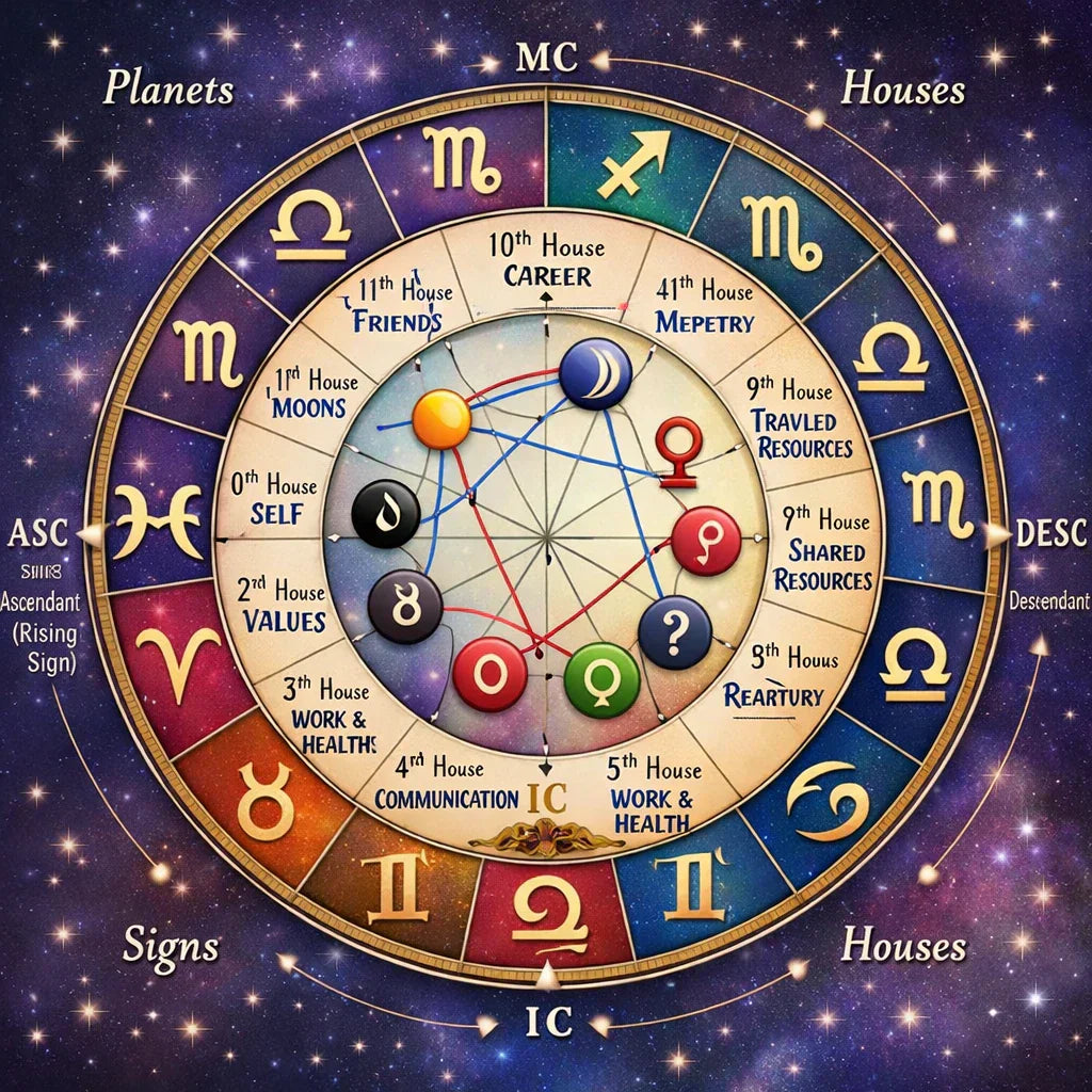 Astrology Birth Chart Explained: How Your Natal Chart Is Created
