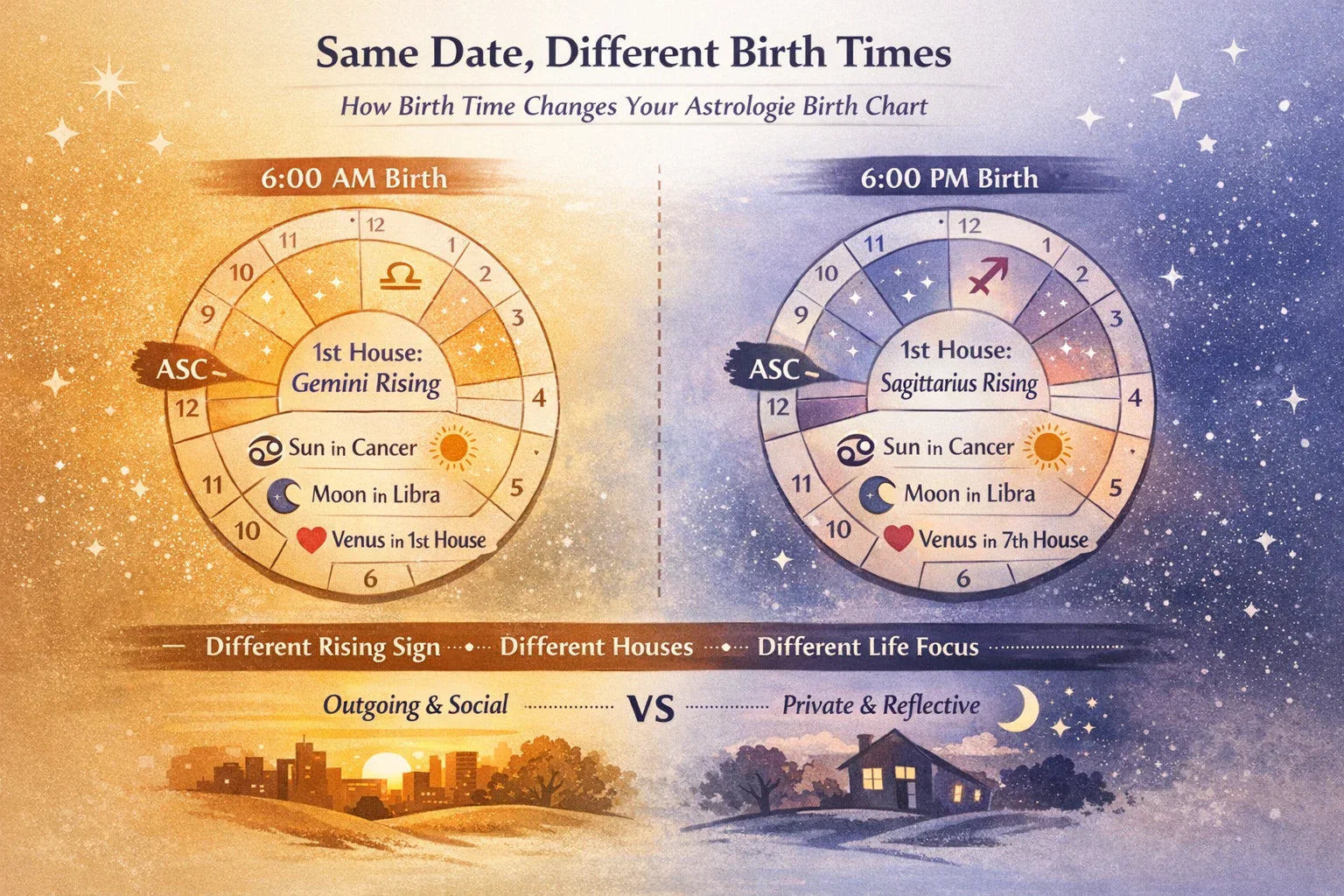 Astrologie Birth Chart: Why Your Birth Time Truly Matters