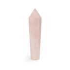 Pink crystal wand on a white background