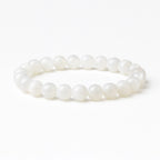 Pearl bracelet on a white background