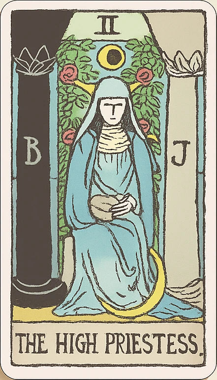Tarot card left
